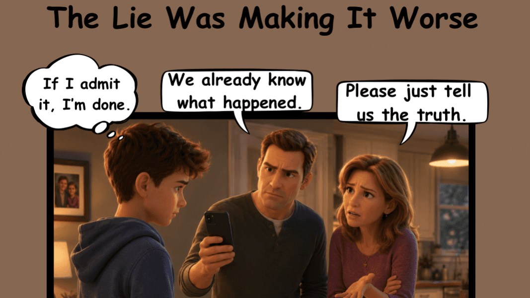 The Lie Was Making It Worse Story Cards