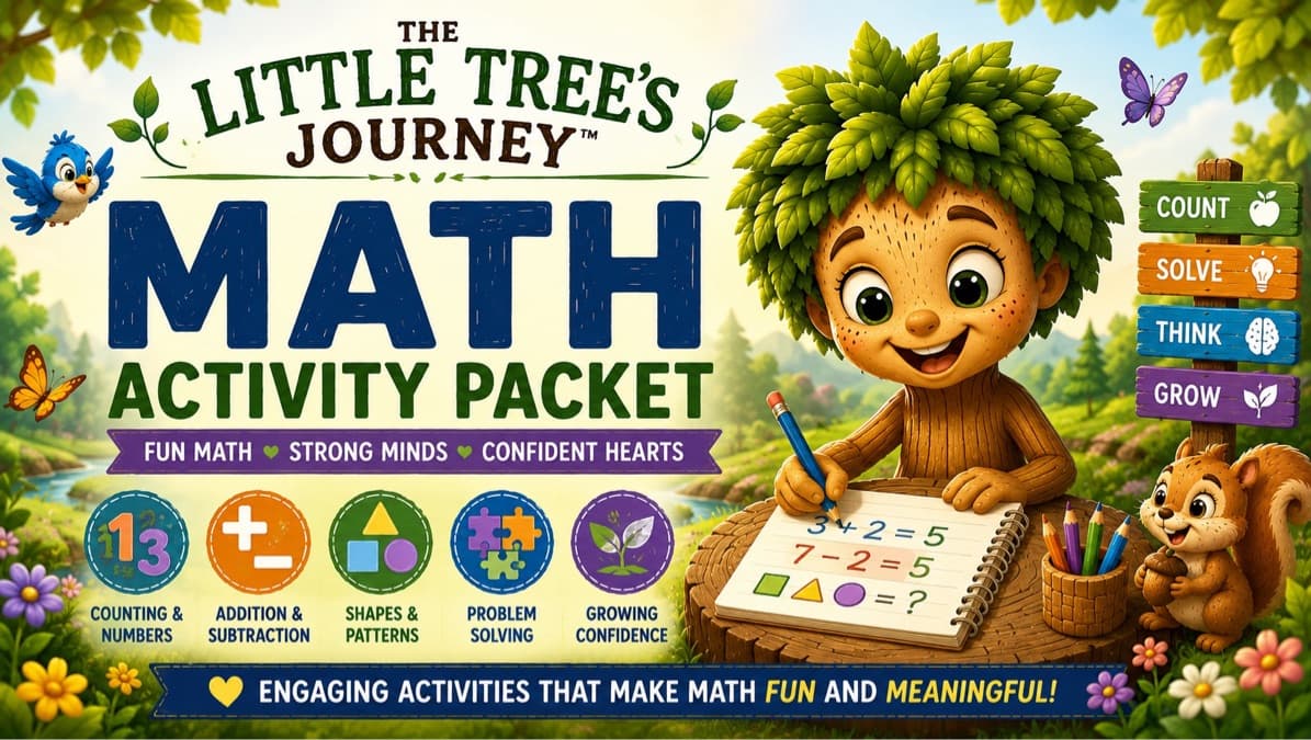 ➕ The Little Tree’s Journey™ Math Packet