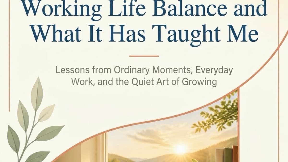 Working life balance and what it has taught me 