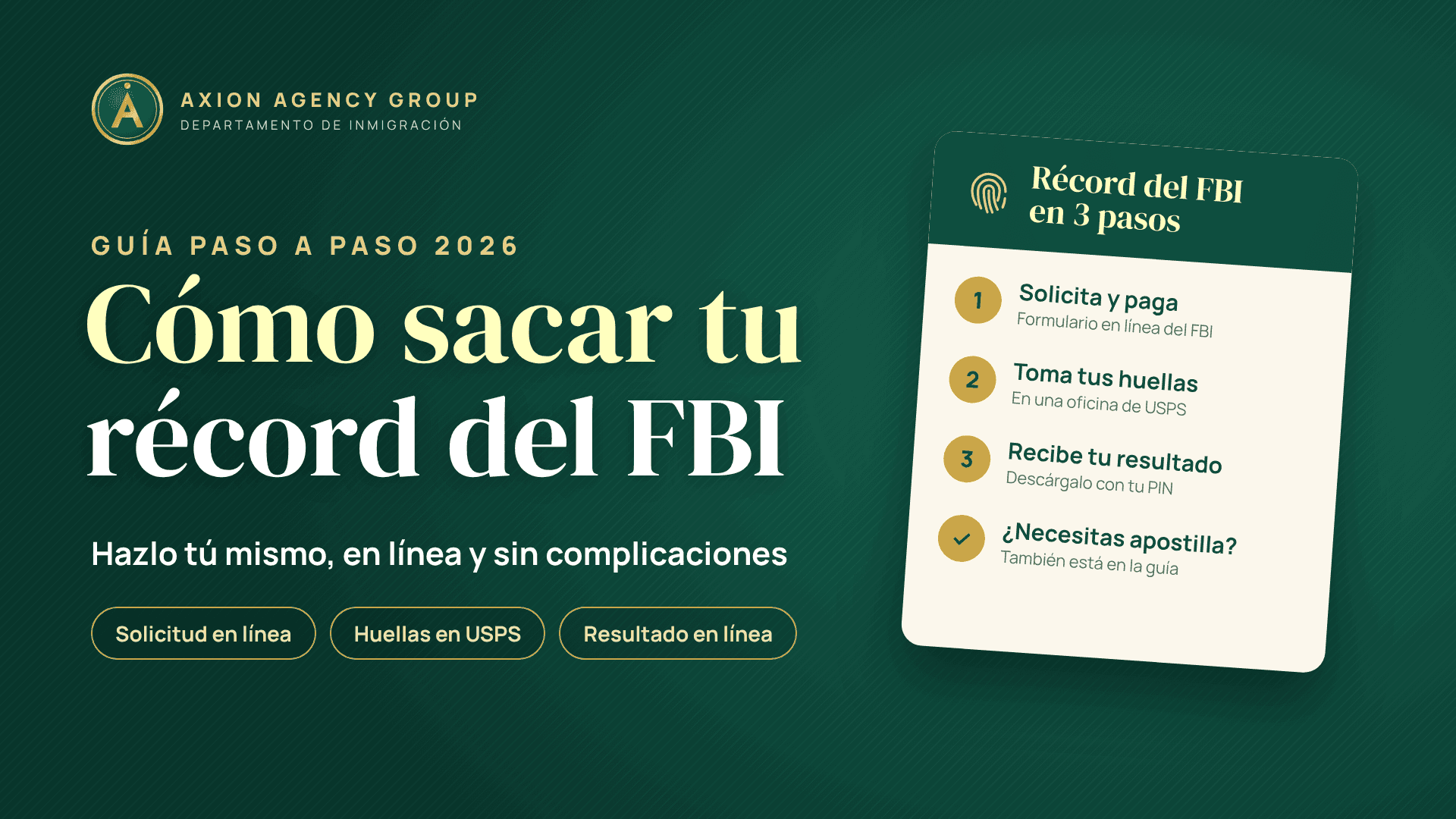Guía GRATIS: Cómo sacar tu récord del FBI