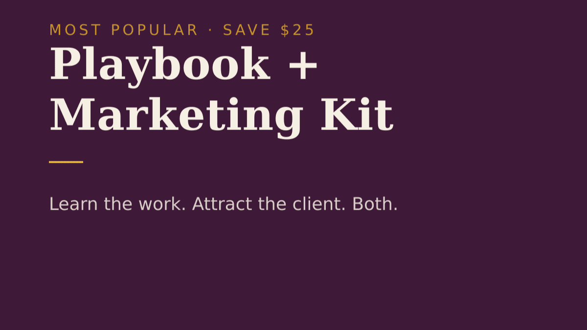 Playbook + Marketing Kit