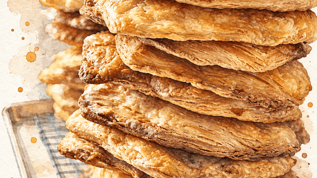 Classic Napoleon puff pastry cake