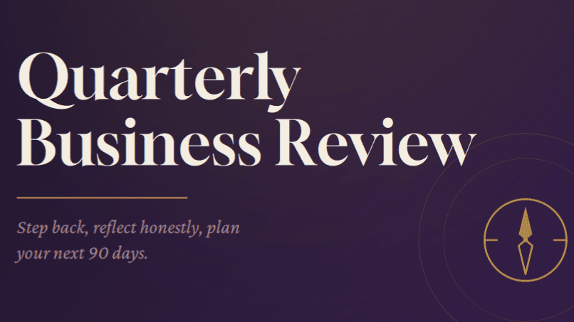 Quarterly Business Review (Workbook)