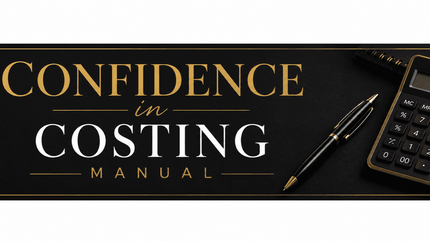  Confidence in Costing Digital Download 