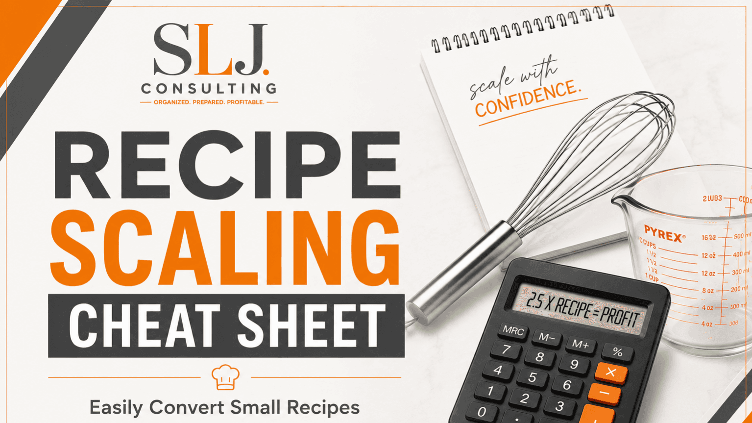 Recipe Scaling Cheat Sheet