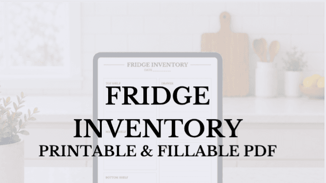 Fridge Inventory