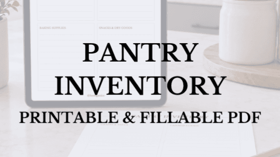 Pantry Inventory