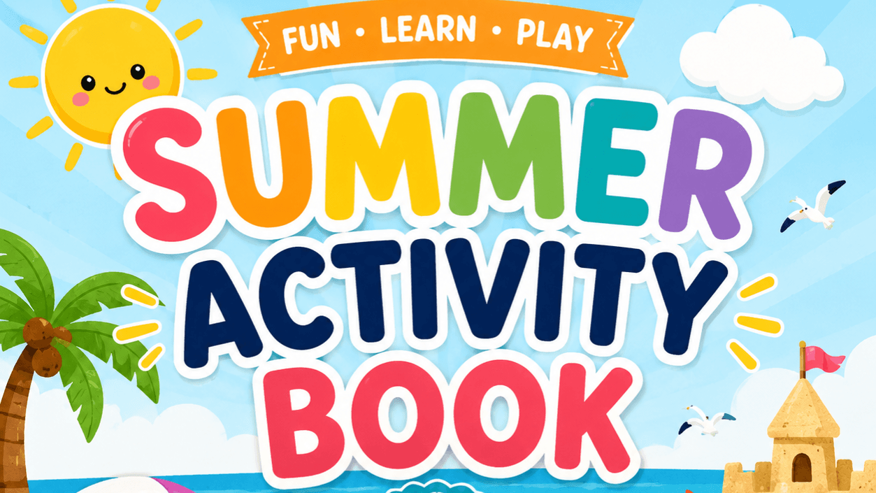 Summer Activity Book for Kids-OT, PT & ST Friendly