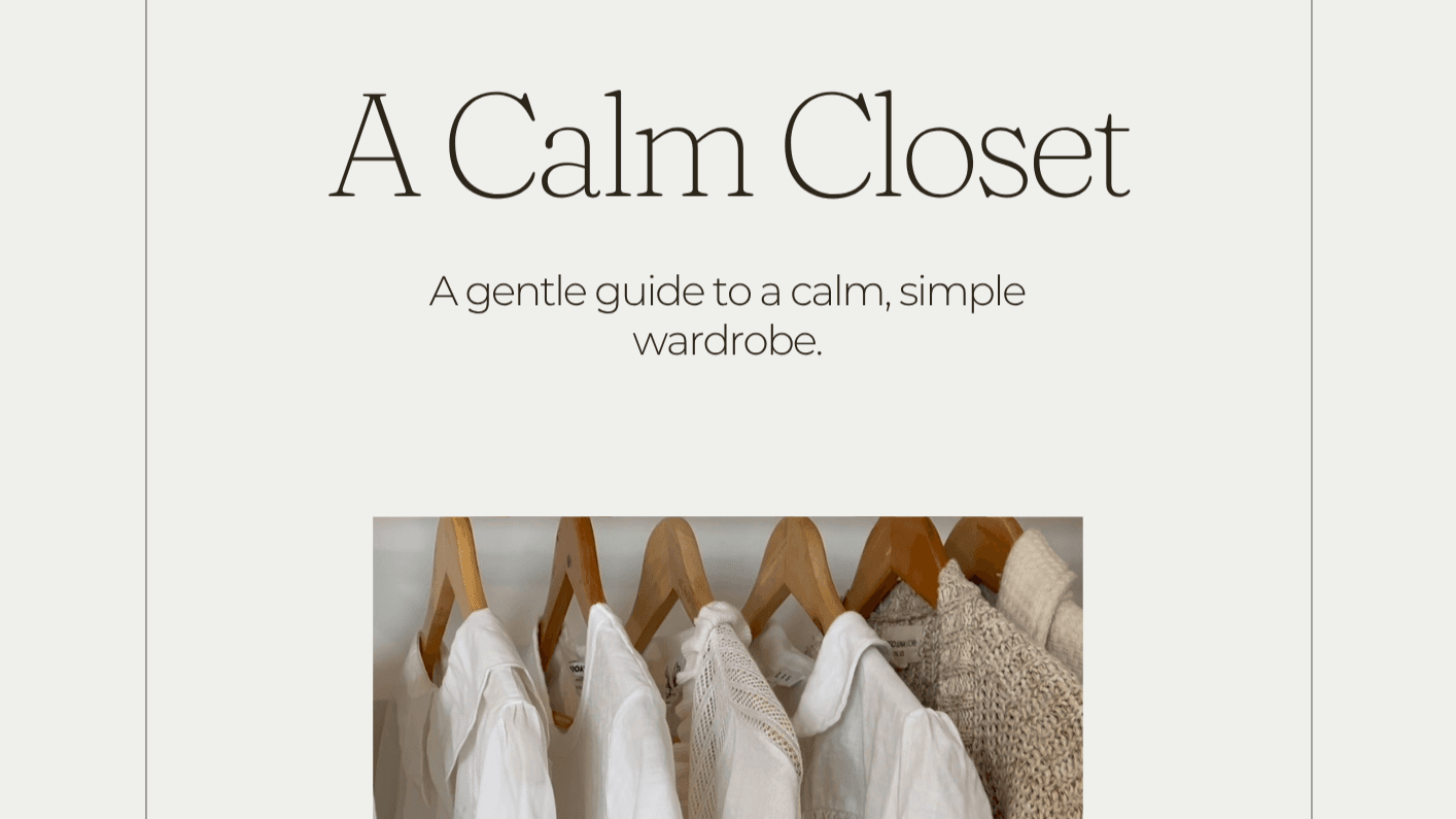 Download 'A Calm Closet' guide today!