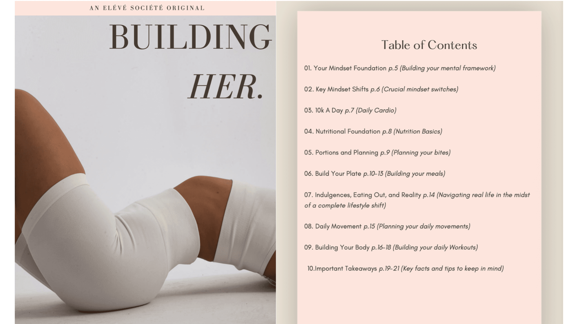 building her- eat, think, & move with intention