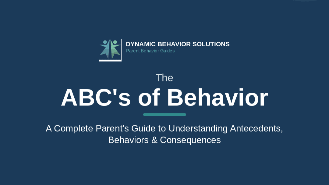 The ABC's of Behavior