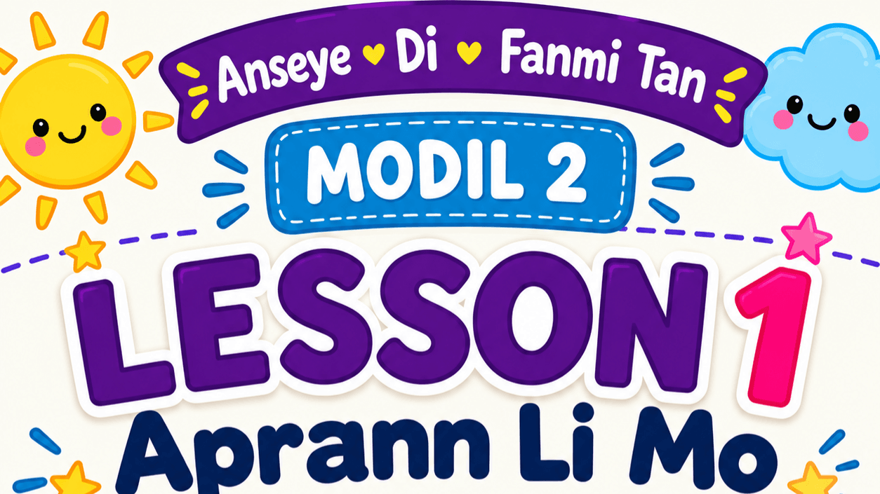  Haitian Lesson 1 short  CVC "a"  words