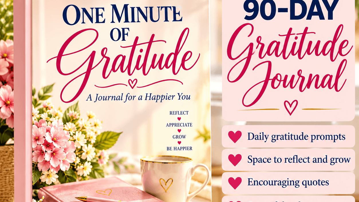 One Minute of Gratitude | 90-Day Printable $7