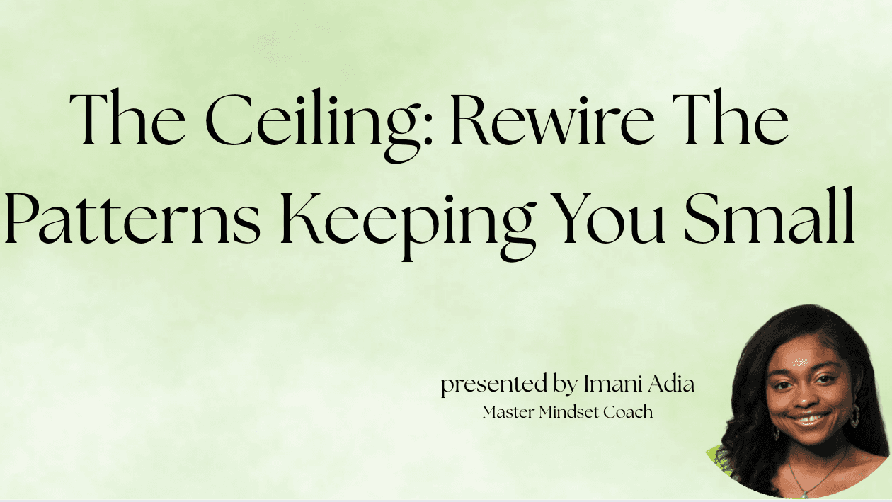 Rewire: Uncover The The Patterns Keeping You Small