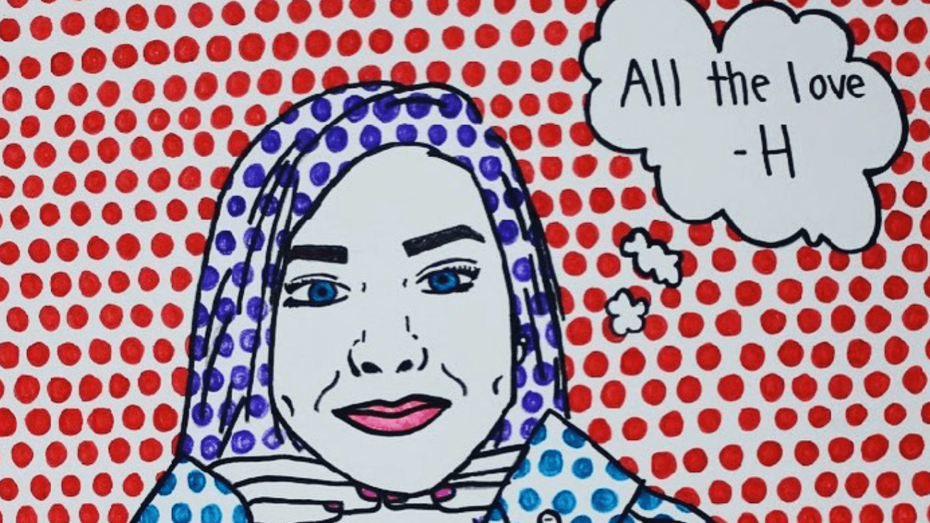 Pop Art Self Portraits! A lesson for kids!
