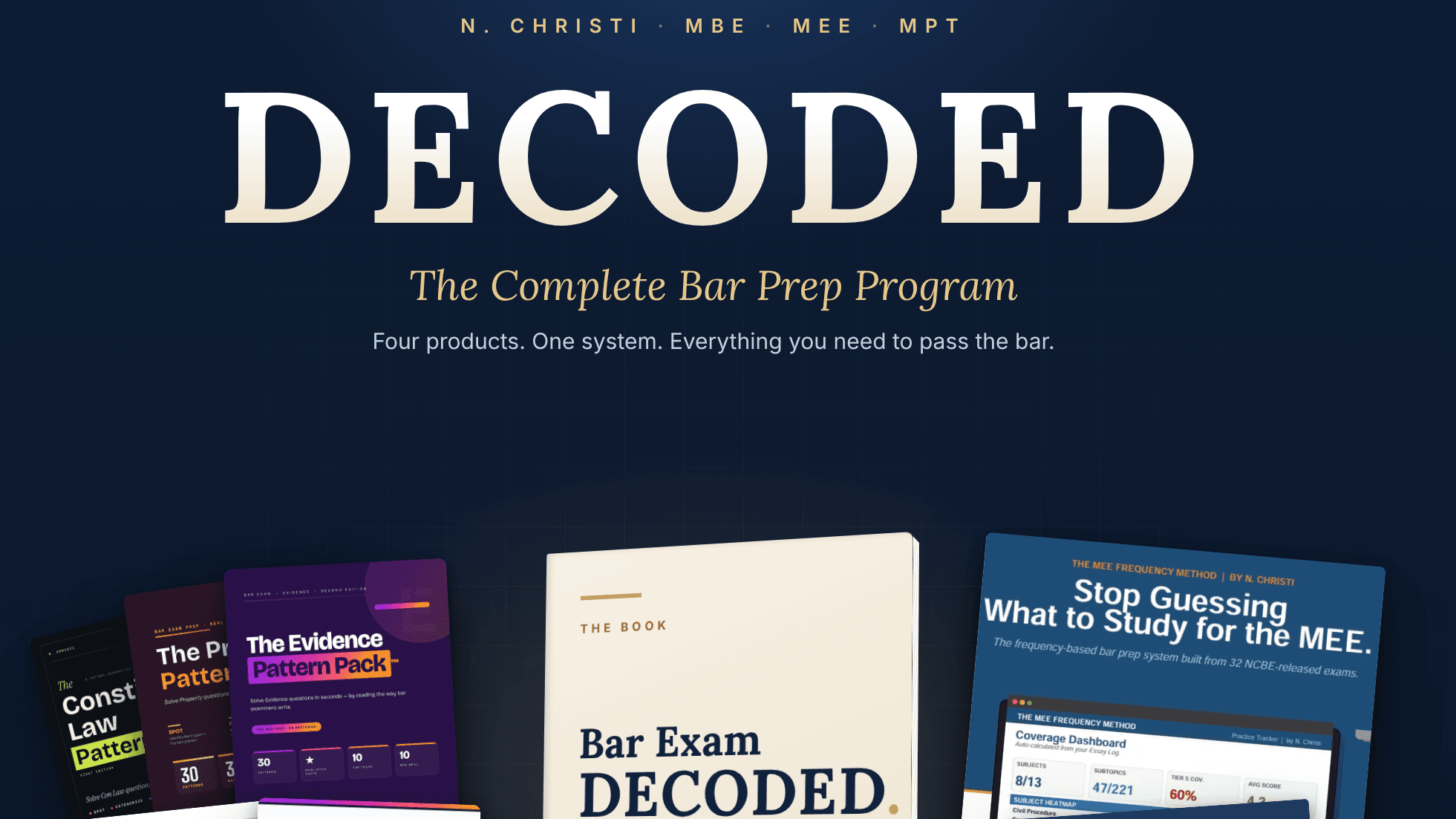 DECODED: The Complete Bar Prep Program