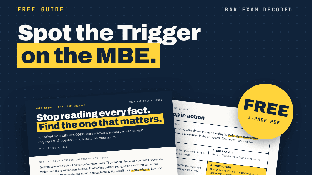 Spot the Trigger on the MBE