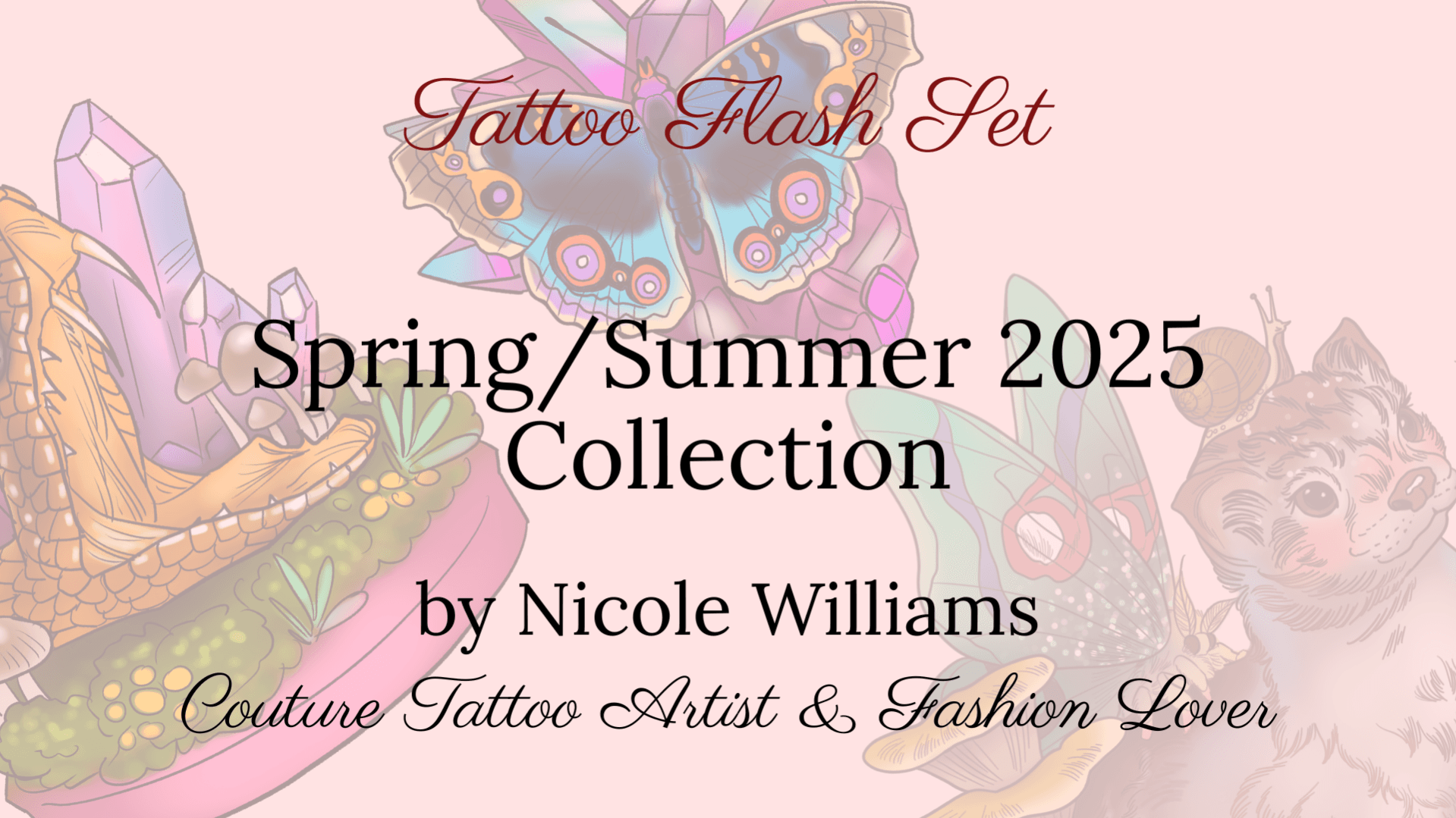 Spring/Summer 2025 Tattoo Flash Collection