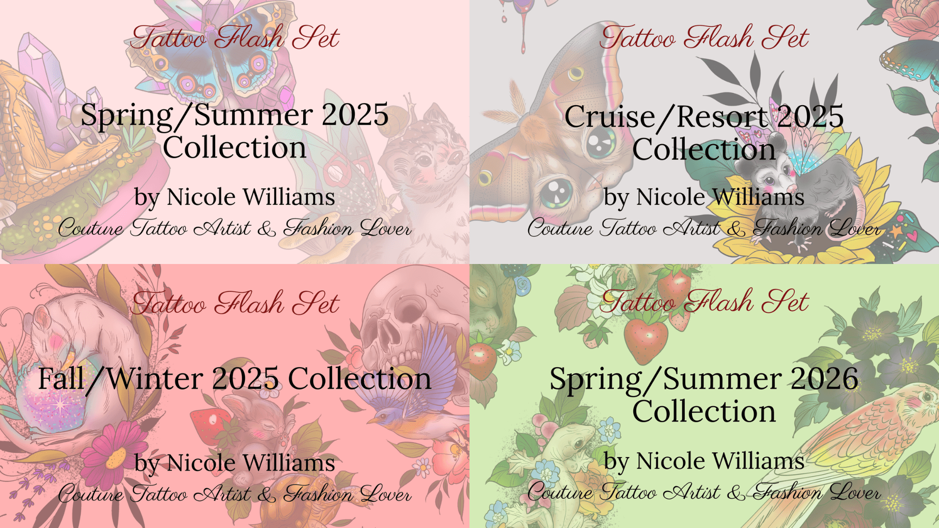 [BUNDLE SET]  Tattoo Flash Collection