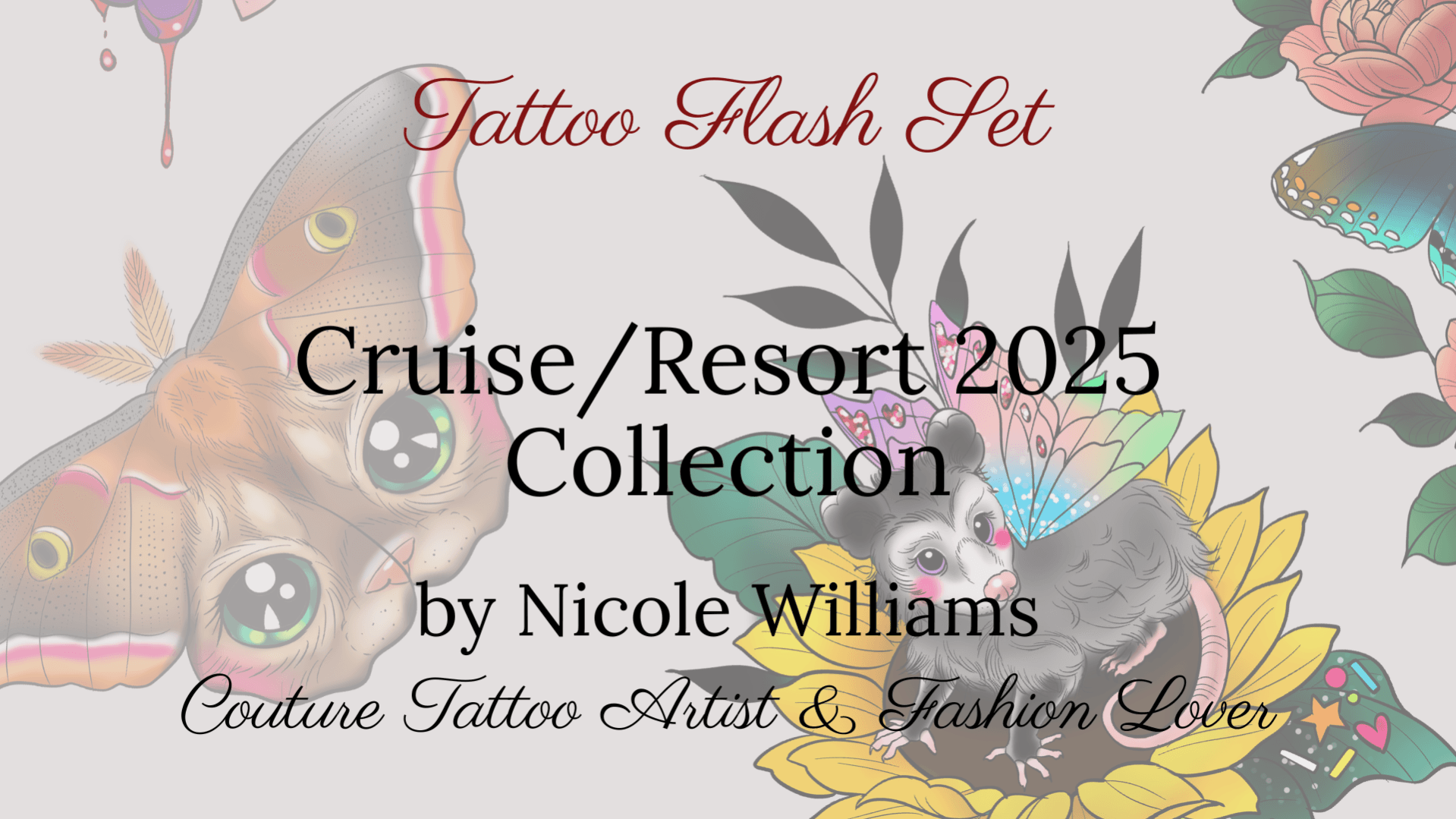 Fall/Winter 2025 Tattoo Flash Collection
