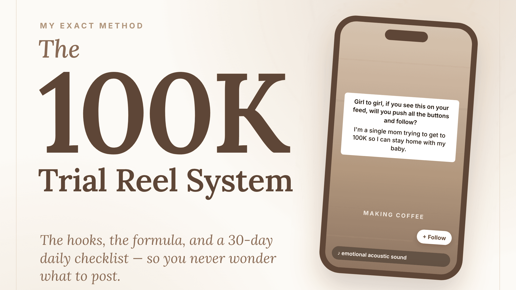 Road to 100k Trial Reel System -Early Bird Pricing