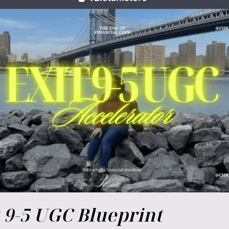 Exit 9-5 UGC Blueprint Bundle
