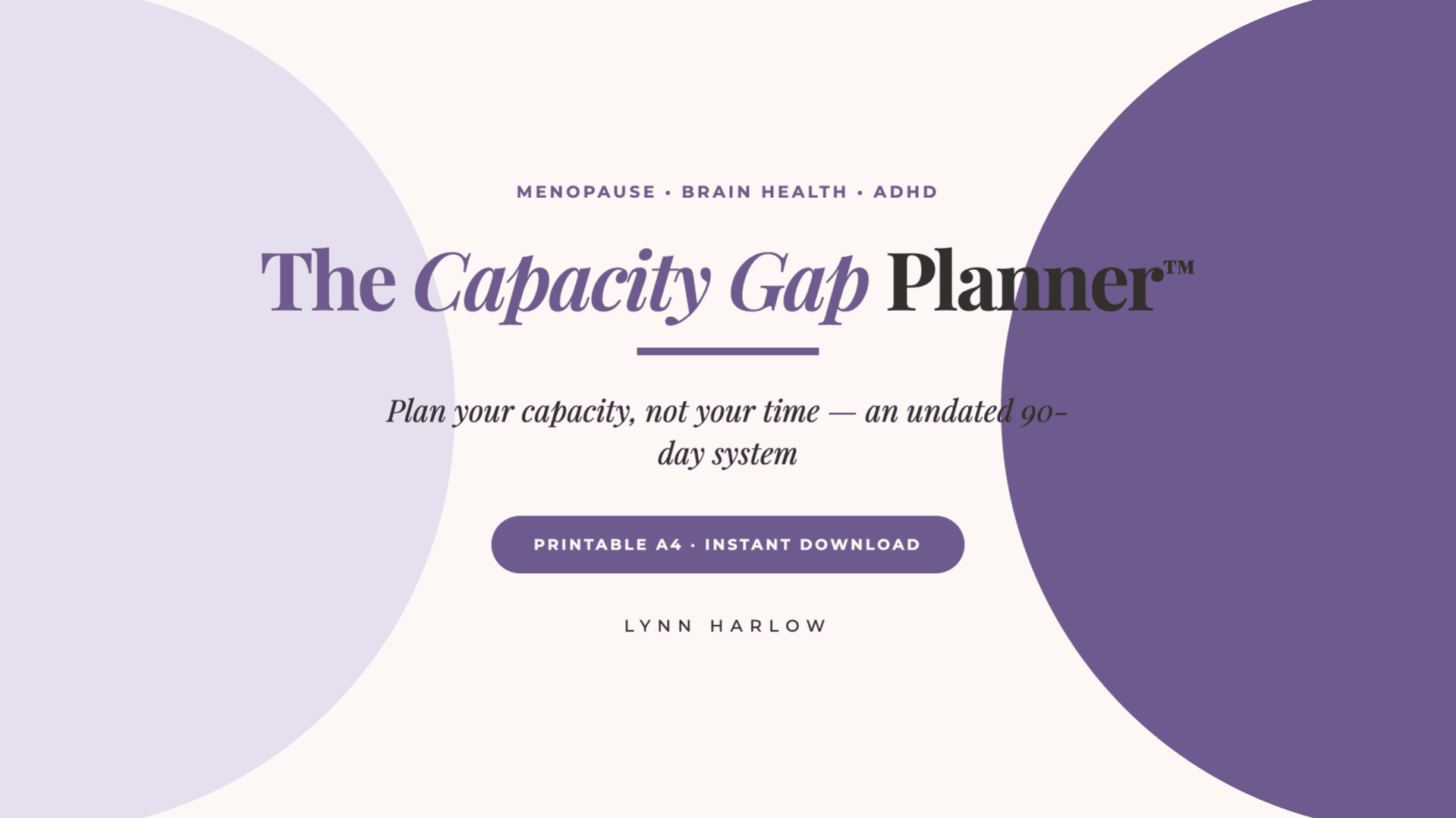 The Capacity Gap Planner™