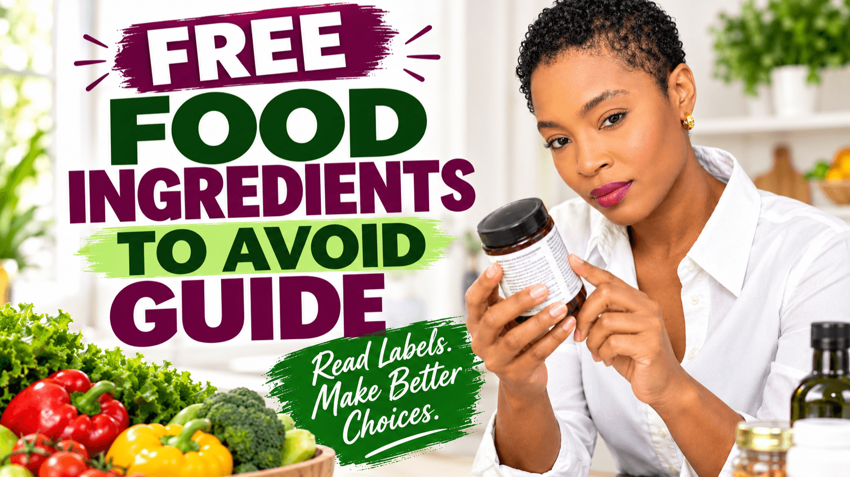 Your FREE: Food Ingredients To Avoid Guide!