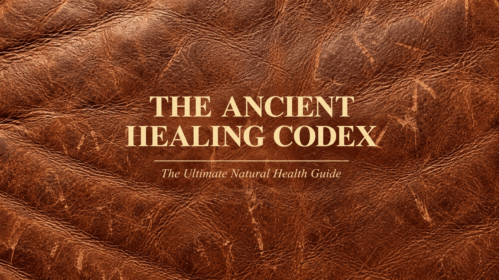 The Ancient Healing Codex.
