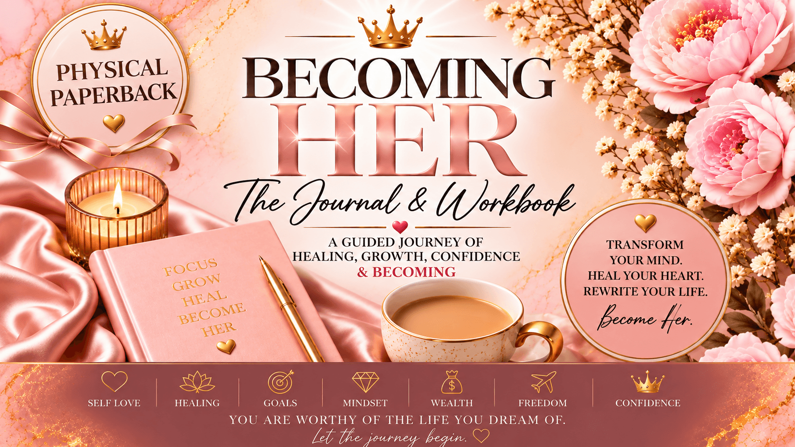Becoming Her The Journal & Workbook (Paperback)