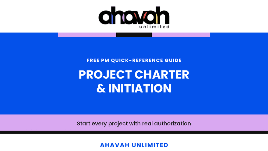 Project Charter & Initiation  - QRG (Free)