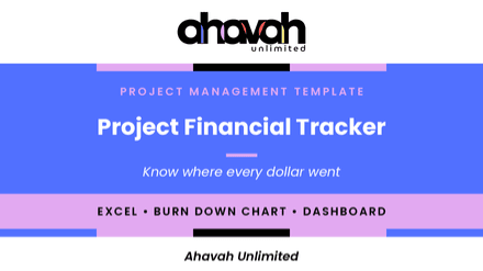 Financial Tracker & Burn Down Template (Excel)