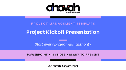 Project Kickoff Presentation (PowerPoint)