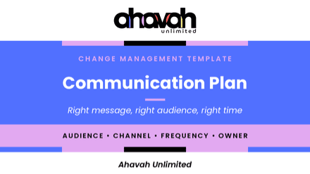 Communication Plan Template (Word)