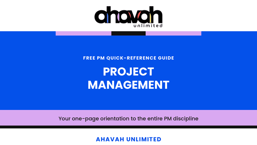 Project Management Overview - QRG (Free)
