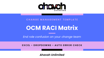 OCM RACI Matrix Template (Excel)