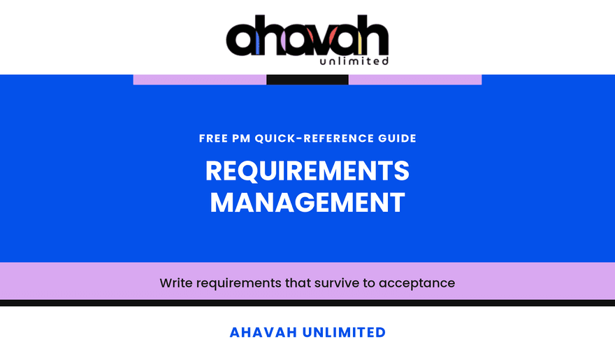 Requirements Management  - QRG (Free)