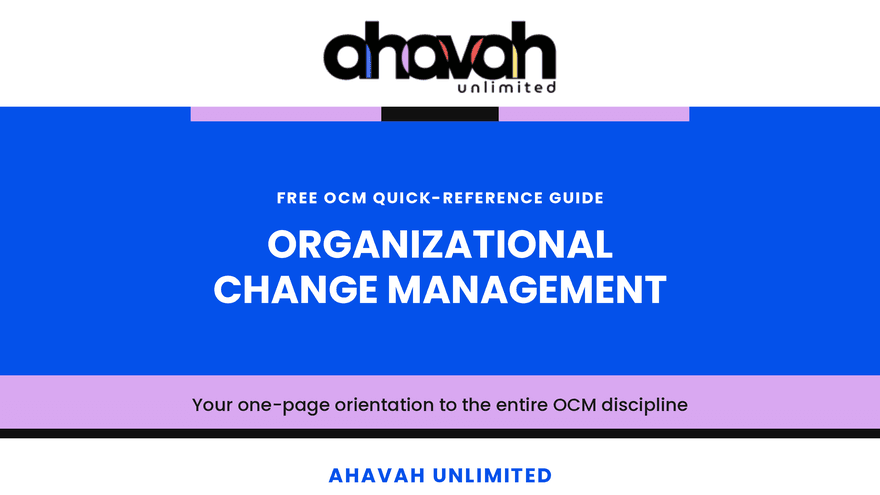 Overview OCM Change Management - QRG (Free)