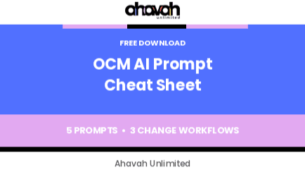 The OCM AI Prompt Cheat Sheet (Free)