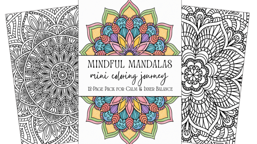 Mindful Mandalas Mini Coloring Journey