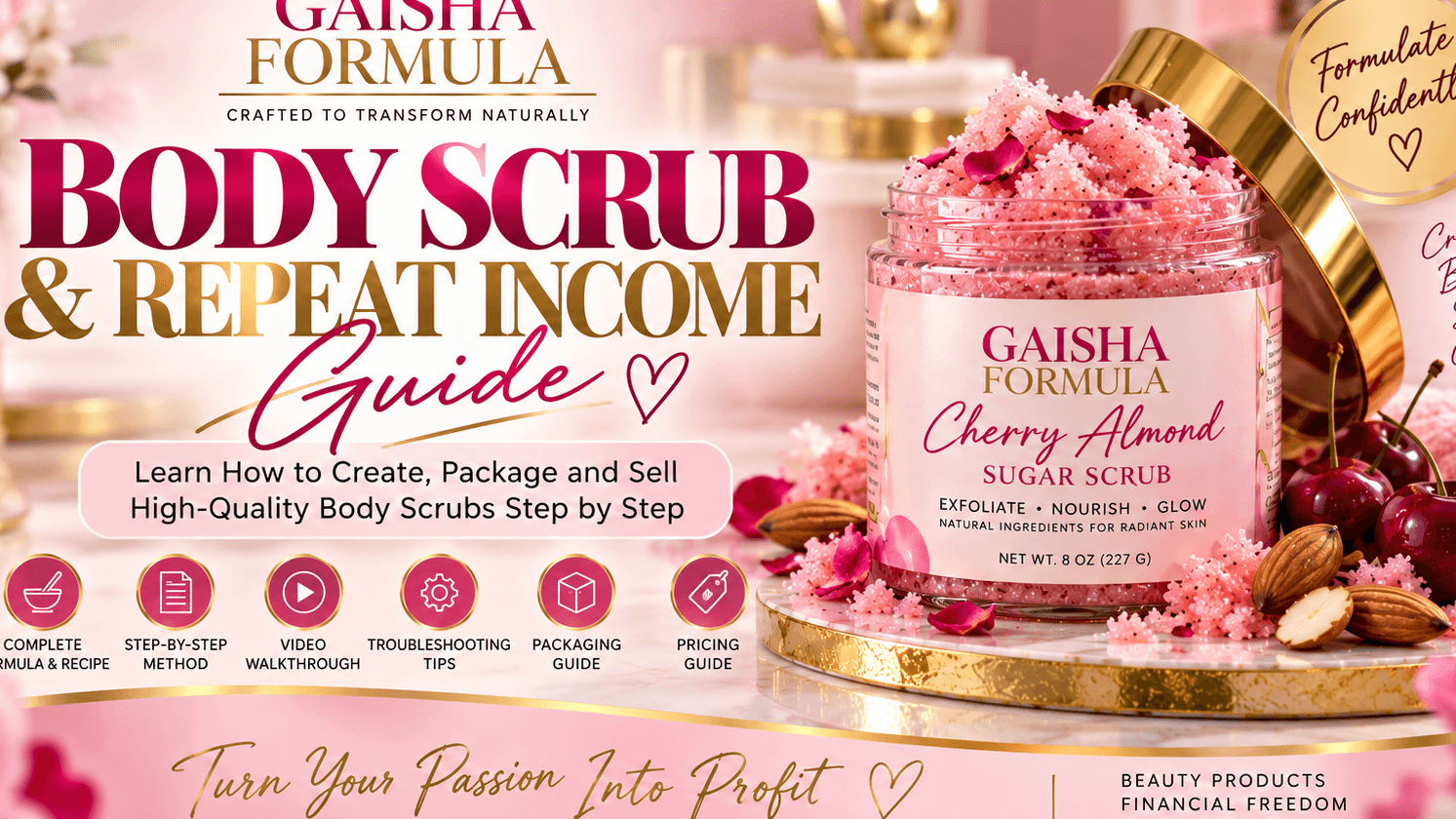 START MAKING YOUR LUXURY BODY SCRUB 