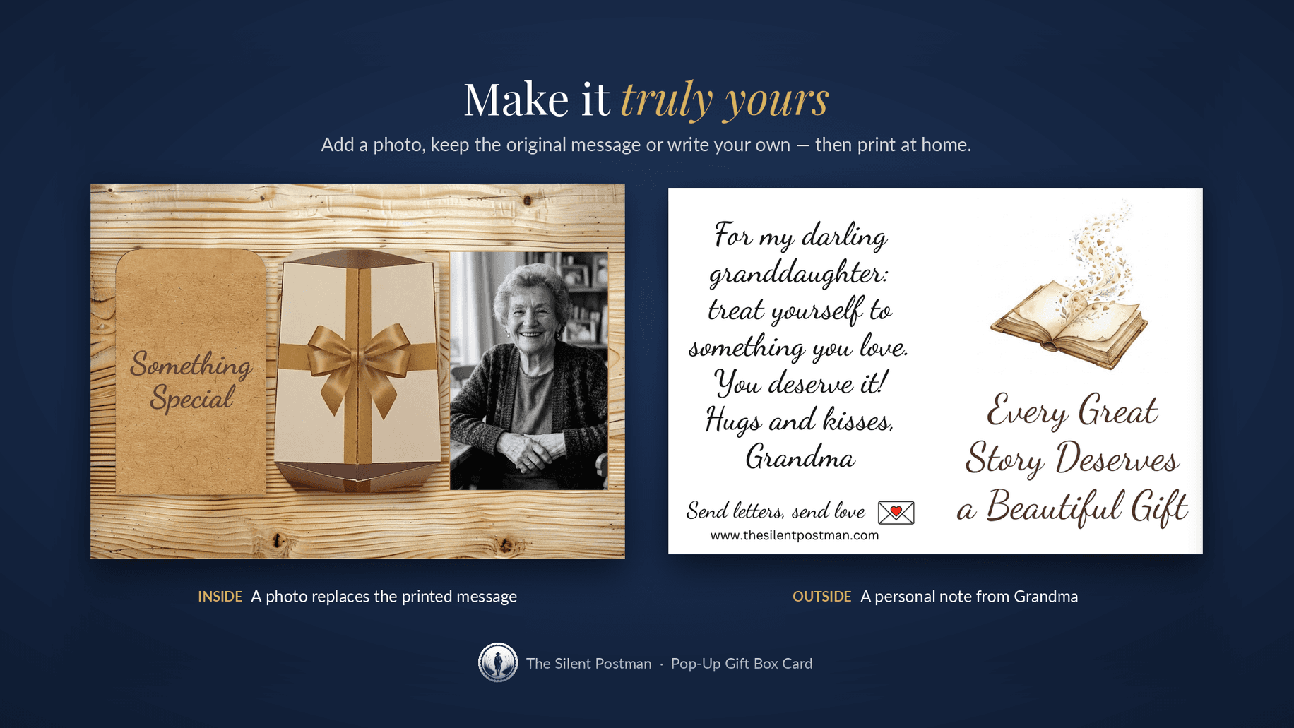 Pop-Up Gift Box Card Template