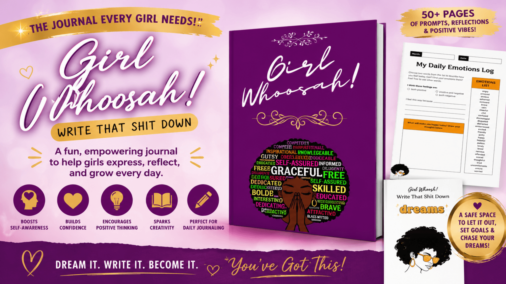 Girl Whoosah' Write That Shit Down