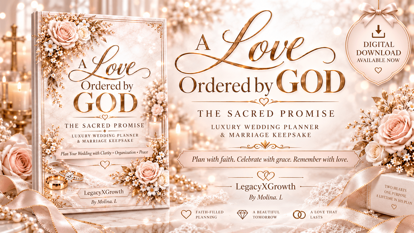 A Love Ordered by God | Luxury Faith-Centered Wedd