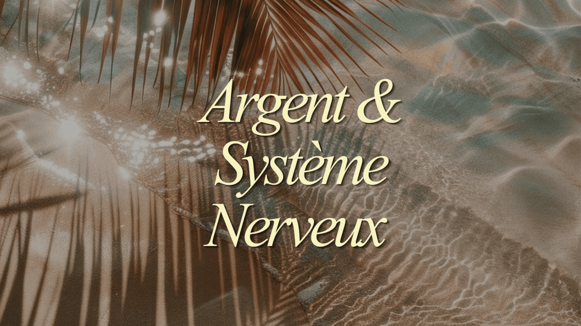 Argent & Système Nerveux 