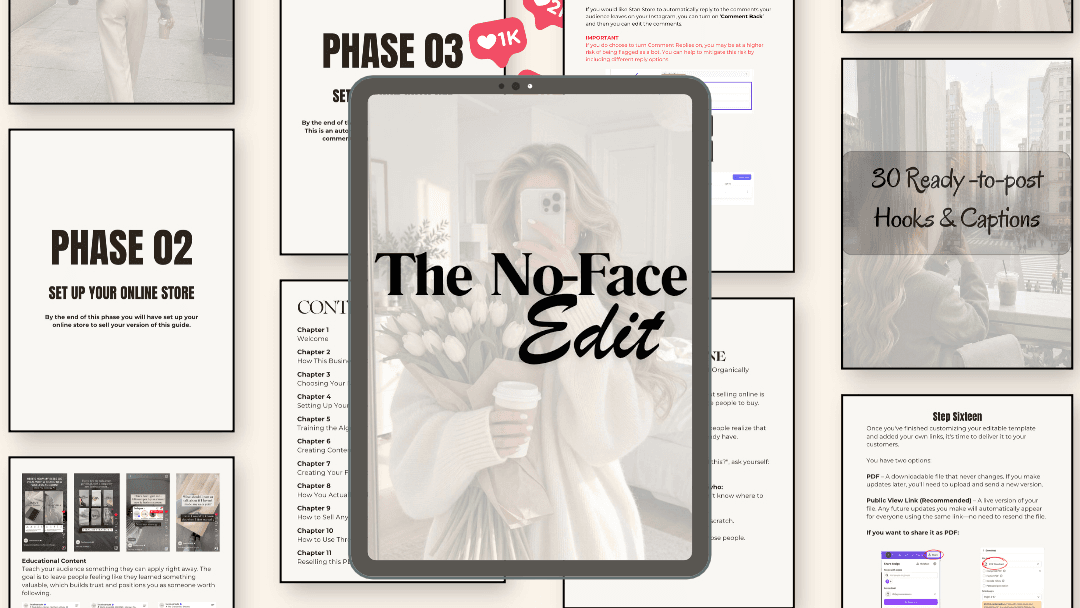 THE NO-FACE EDIT
