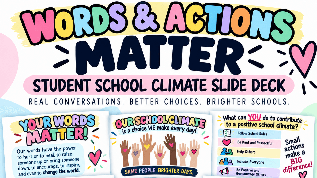 Words & Actions Matter Slide Deck