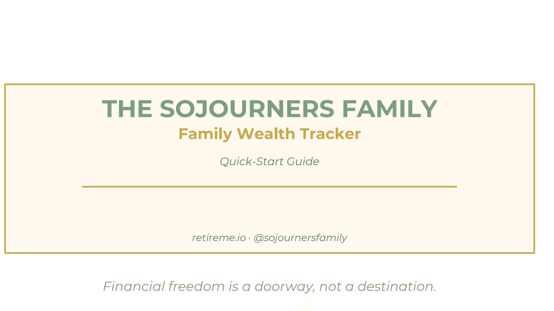 Our Family Wealth Tracker