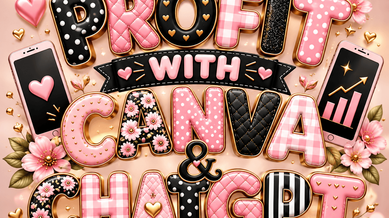 Profit with Canva and ChatGPT