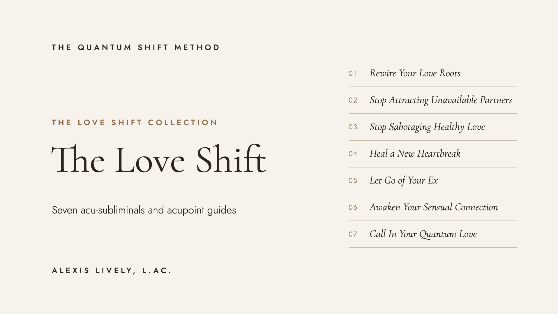 🎧 The Love Shift: 7 Acu-Subliminals